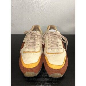 Clarks Originals Men’s Tor Run “Tan Combi” Leather Suede Trainers Shoes Sz 10